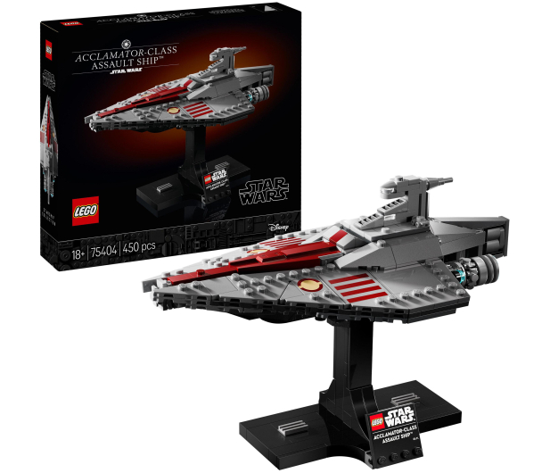 LEGO Star Wars 75404 Krążownik szturmowy typu  Acclamator - 1284231 - zdjęcie